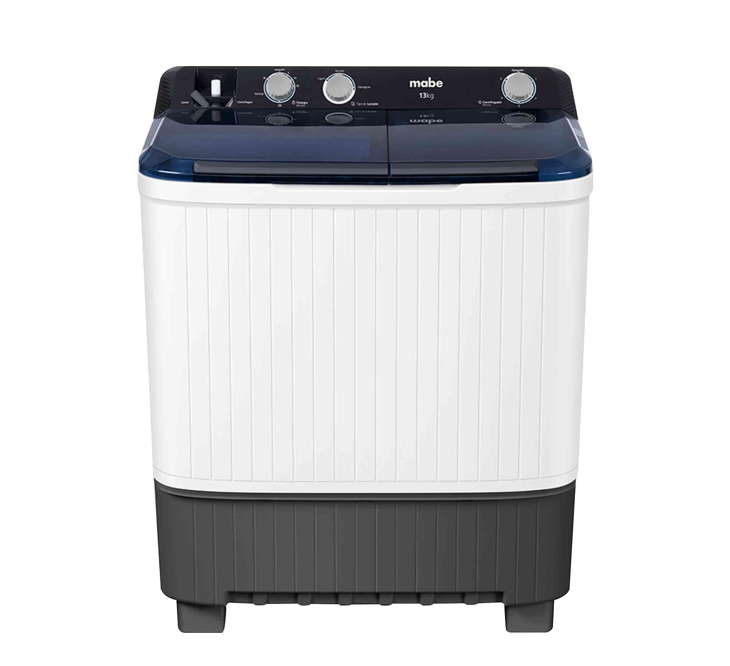 Mabe Lavadora Semi Automática │ 13 kg │ Dos Tinas