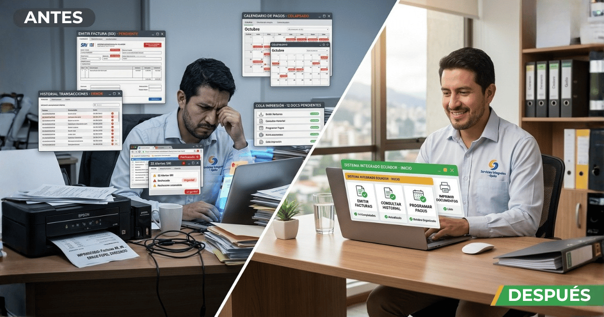 Cómo emitir, consultar, programar e imprimir facturas electrónicas en Ecuador