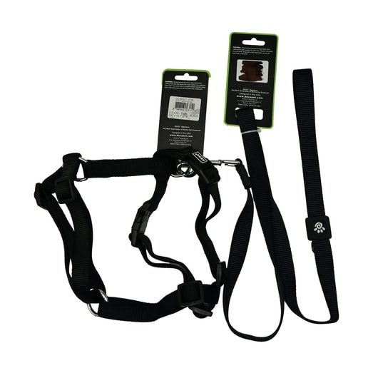 Doco Arnes/Correa Perro T-M Negro*70Cm