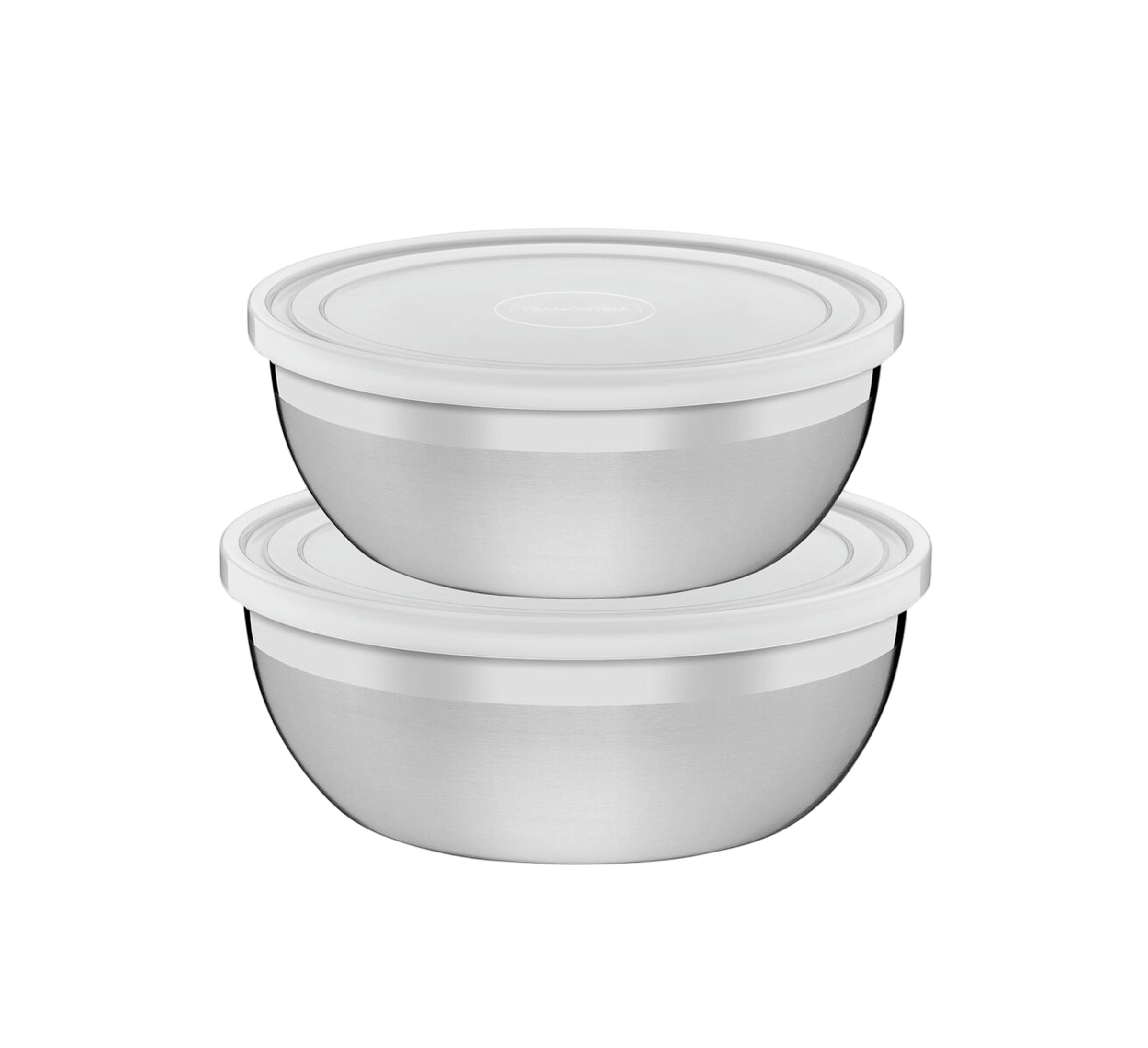 Tramontina Juego de recipientes tapa plástica inox