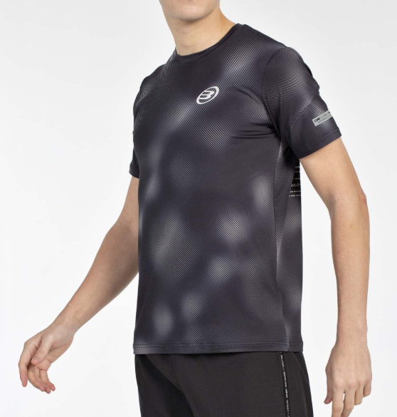 CAMISETA BULLPADEL MANAUS NEGRO