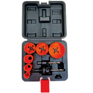 BROCA COPA BI-METAL 9PCS. P/TALADRO COMANDO BMHSS-009