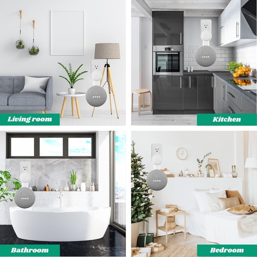 Soporte de pared Google Nest Mini y Google Home Mini