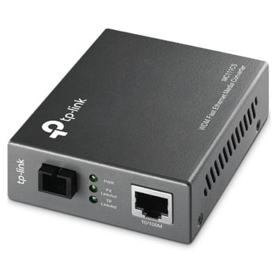 CONVERTIDOR DE FIBRA TP-LINK MC111CS SINGLE MODO SC 10/100 MBPS WDM