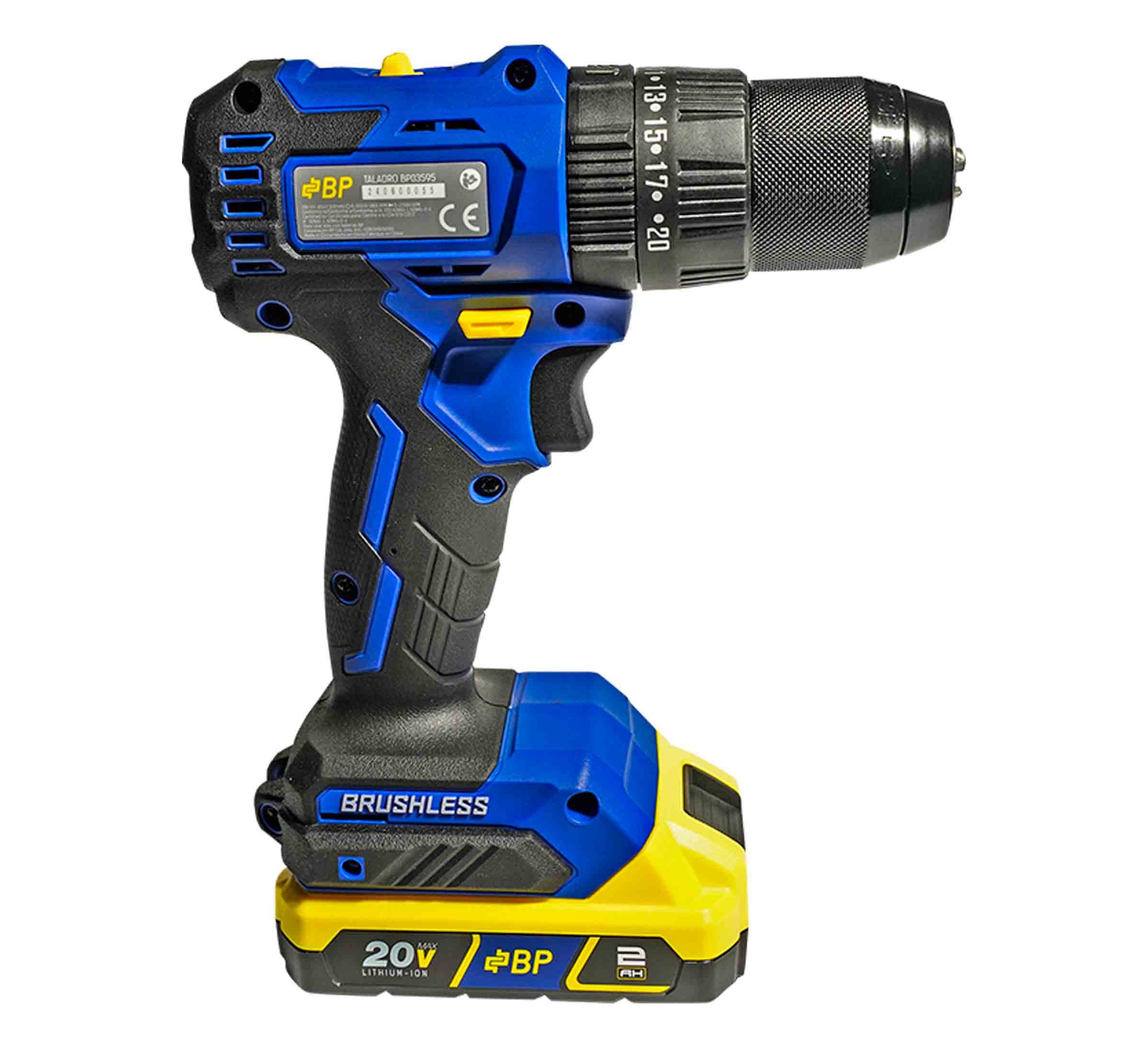 Bp taladro industrial brushless 1/2"(13mm) | 20v 50nm | 2.0ah