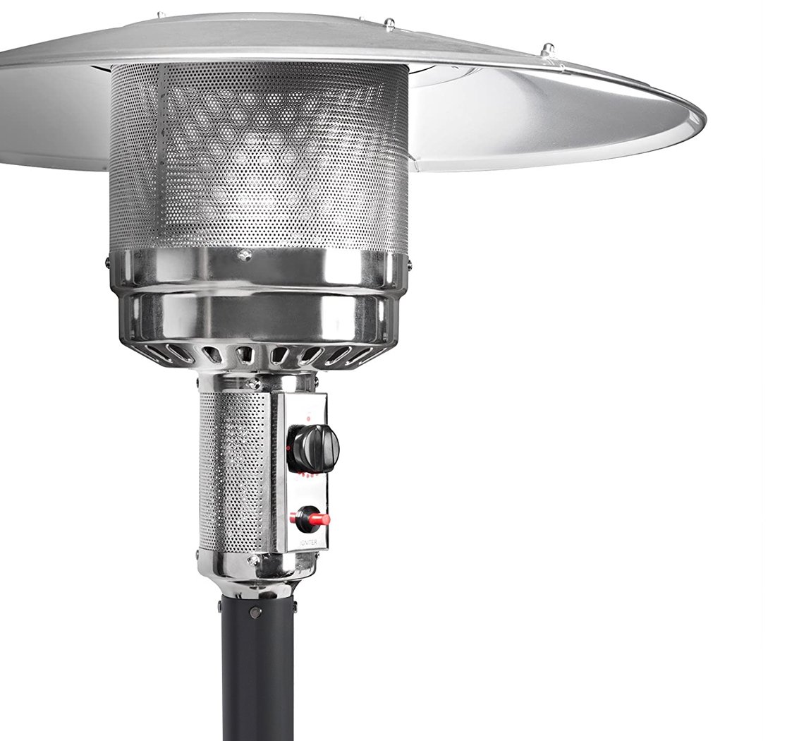 Sm Calefactor Para Exterior 2 Ruedas Perilla Control Calor