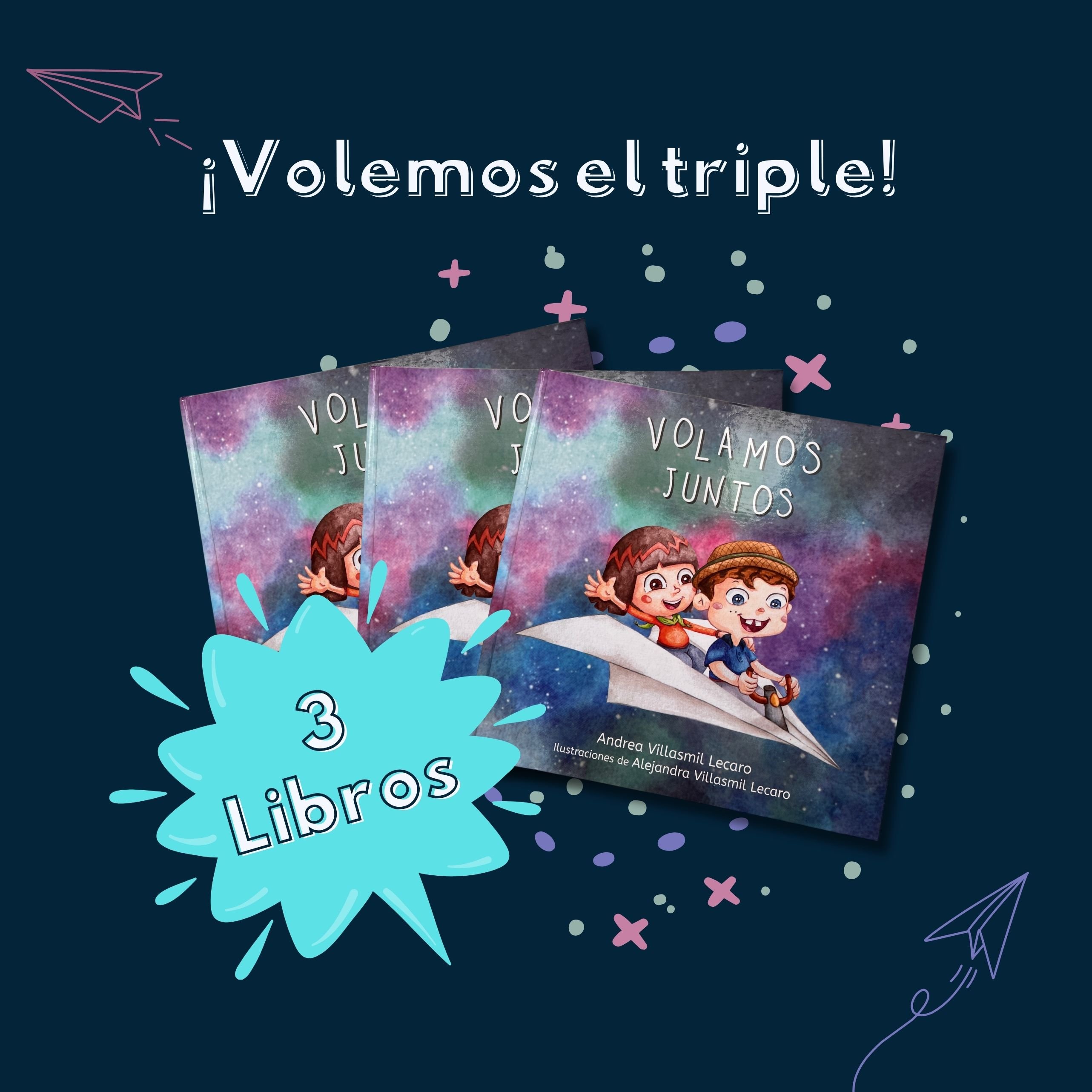 Paquete "Volamos el triple" (3 Libros)