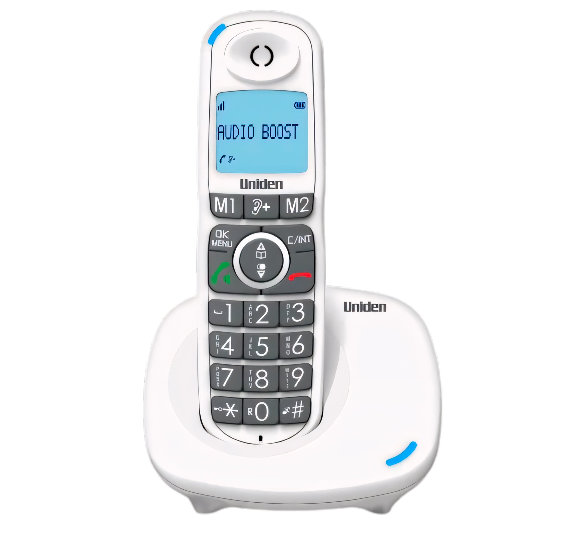 Uniden Teléfono inalámbrico blanco
