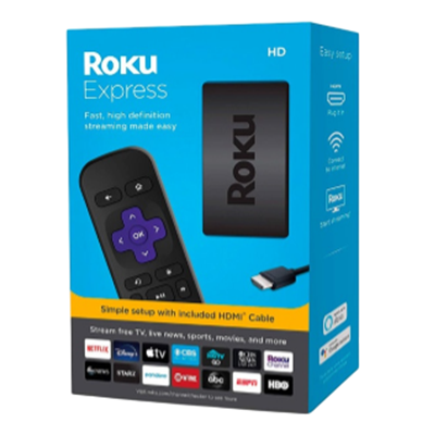 CONVERTIDOR STREAMING ROKU EXPRESS 3930R TV SMART PLAYER FULL HD 1080 HDMI