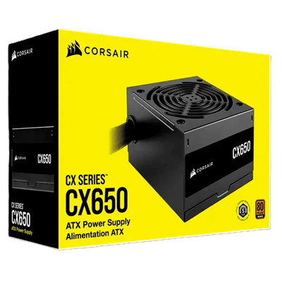 FUENTE DE PODER CORSAIR CERTIFICADA CX650 650W CX SERIES 80 PLUS BRONZE