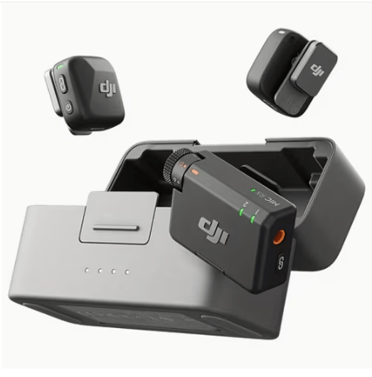 DJI MIC MINI – MICRÓFONO INALÁMBRICO 2 TRANSMISORES + 1 RECEPTOR + ESTUCHE DE CARGA