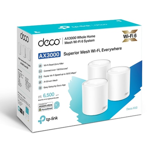Router Mesh Tp-link AX3000 | Sistema WI-FI EN MALLA