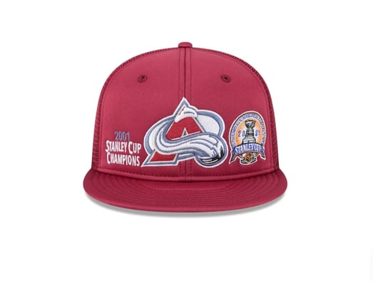 NEW ERA 950 COLORADO AVALANCHE CHAMPIONSHIP VINO