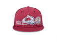 NEW ERA 950 COLORADO AVALANCHE CHAMPIONSHIP VINO