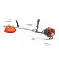 DESBROZADORA 1.2HP 32.6CM3 HUSQVARNA 331R CUCHILLA/ARNES 967866505*