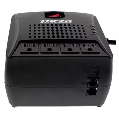 REGULADOR DE VOLTAJE FORZA FVR-3001 DE 3000VA/1500W/20AMP/110-120 VOLTIOS 4 SALIDAS