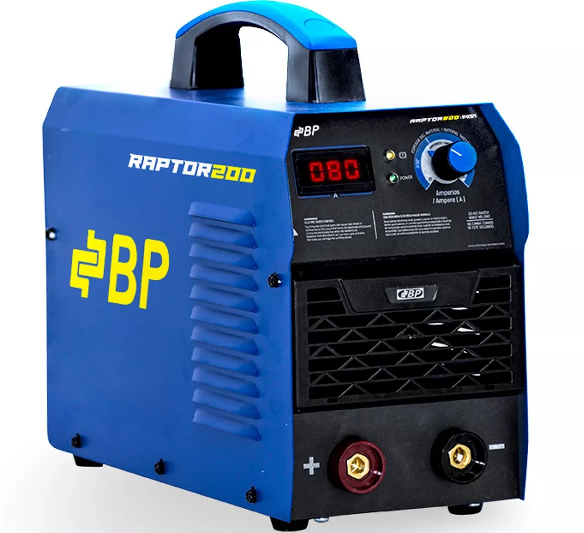 BP Soldadora Raptor 200 Bivoltaje Bajo consumo eléctrico