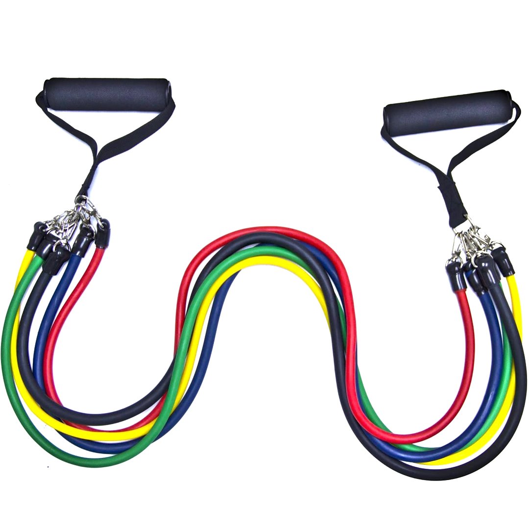 Nitron Bandas Elásticas De Resistencia 11 Piezas Fitness Pilates