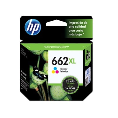 HP 662XL   Alto rendimiento   color  cian  magenta  amarillo    original   Ink Advantage   cartucho de tinta   para Deskjet 1516  Ink Advantage 15XX  Ink Advantage 26XX  Ink Advantage 46XX