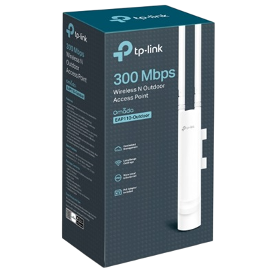 ACCESS POINT TP-LINK TPLINK OMADA EAP110 PARA EXTERIOR INALAMBRICO DE 300MBPS 2 ANTENAS