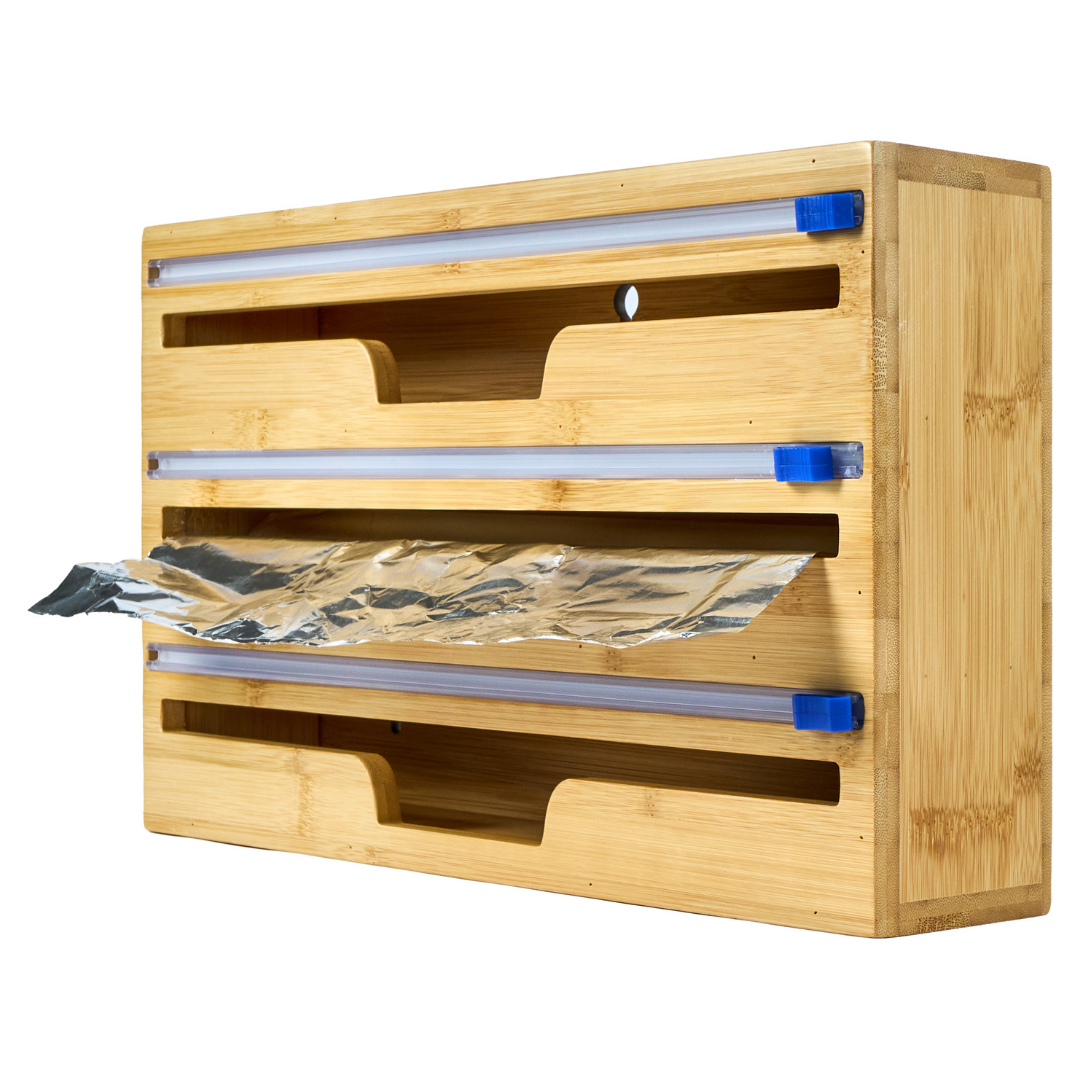 Organizador de papel aluminio, plástico