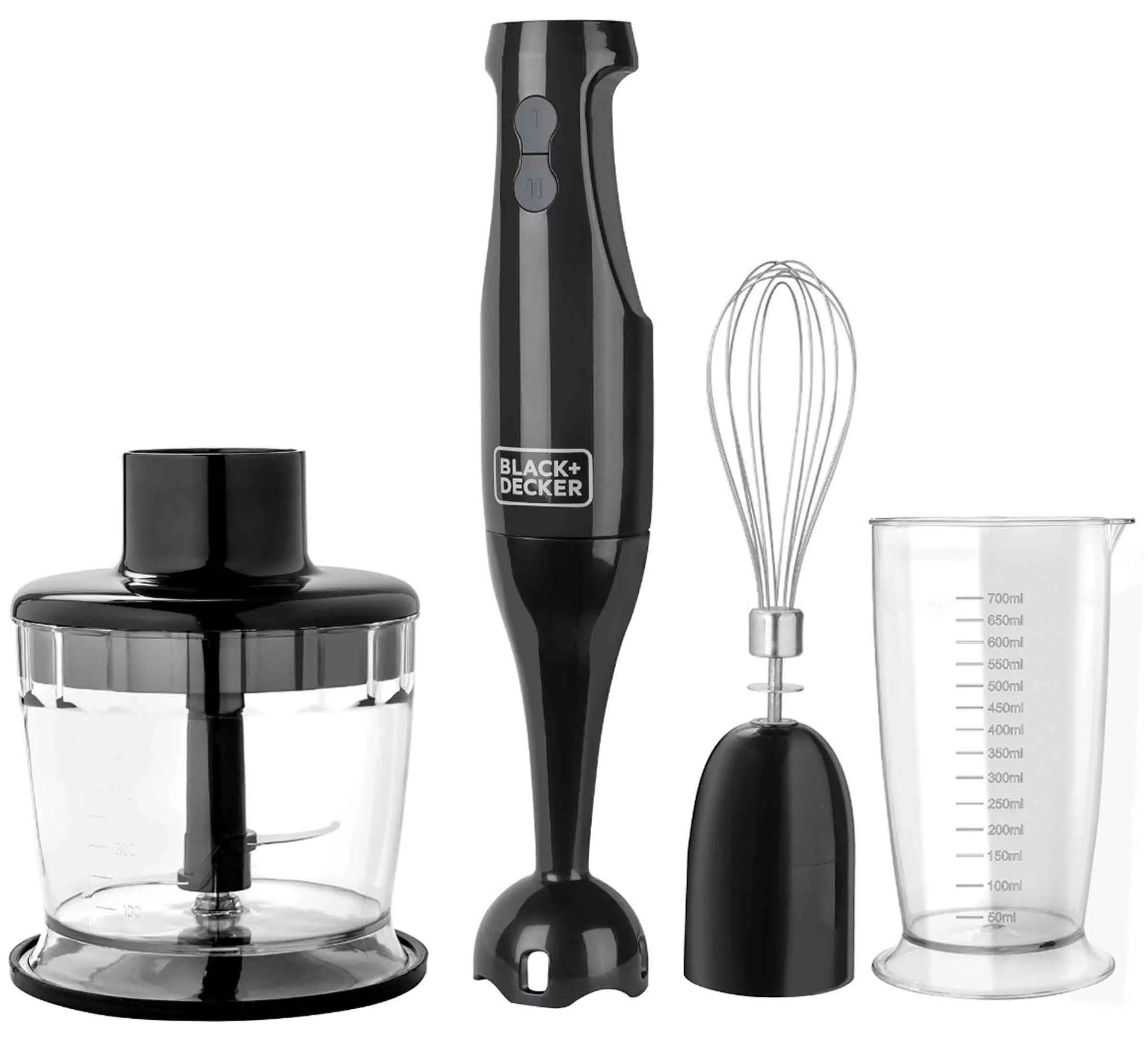 Black & Decker Kit Procesador de Alimentos Licuadora, Inmersion│Batidora│200w