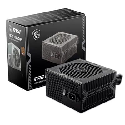 FUENTE DE PODER MSI MAG A550BN ATX12V EPS12V 550W 80 PLUS BRONZE CA 100 240 V 550 VATIOS PFC ACTIVA