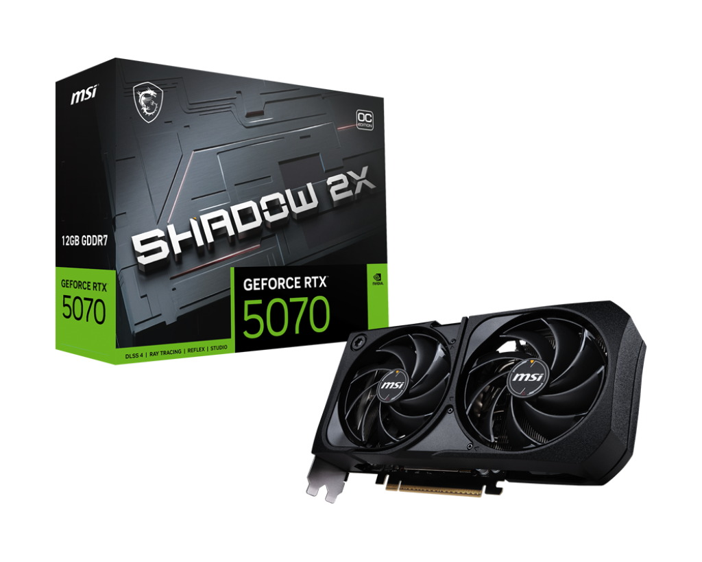 TARJETA DE VIDEO MSI RTX 5070 12GB SHADOW