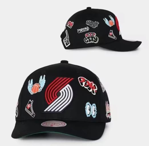 Mitchell & Ness Portland Trail Blazers Multiples Parches