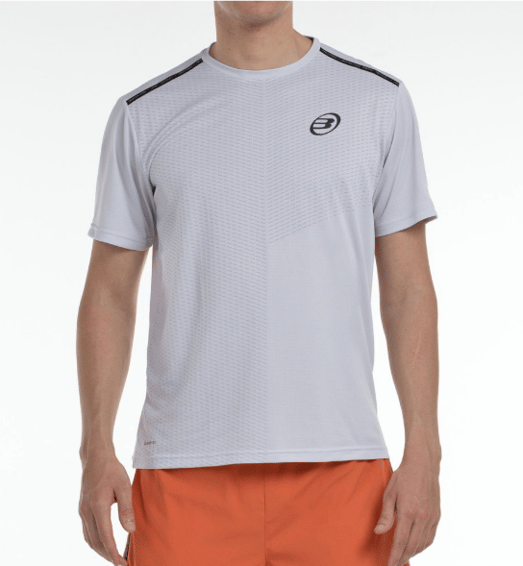 CAMISETA BULLPADEL MESIA GRIS PERLA