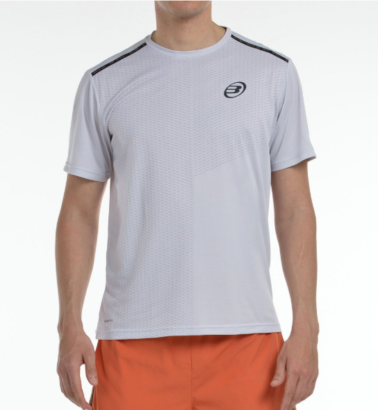 CAMISETA BULLPADEL MESIA GRIS PERLA