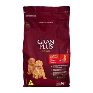 Granplus Alimento Seco Perro Cachorro Carne/Arroz *3Kg