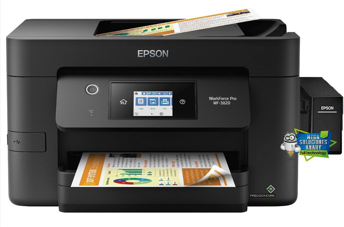 Epson Workforce 3820 con sistema de tinta Formato A3