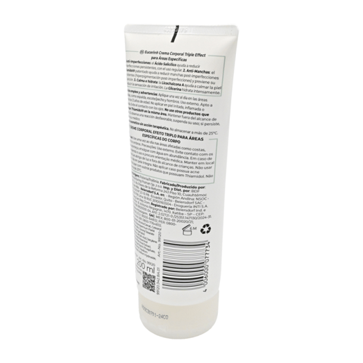 Eucerin Crema Corporal Dermo Pure Oil Control Triple Effect *200Ml