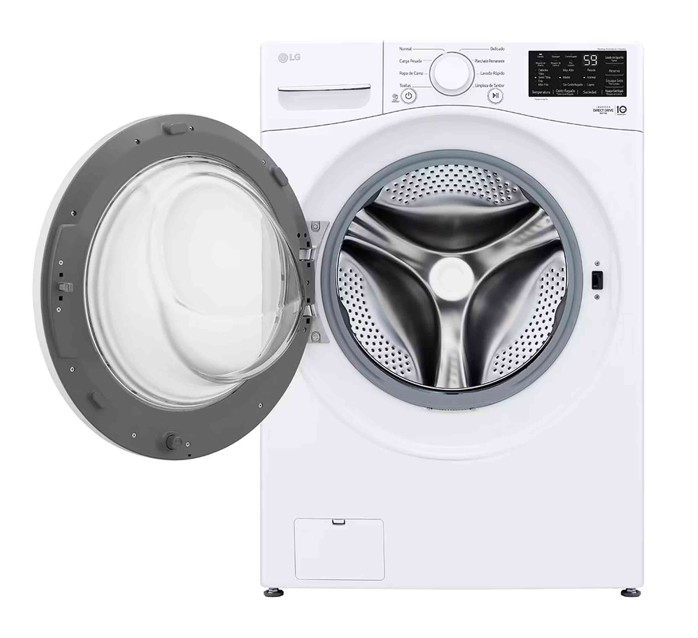 LG Lavadora │ 25 Kg │ Carga Frontal │ Blanca