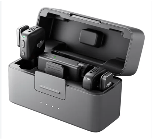 DJI MIC MINI – MICRÓFONO INALÁMBRICO 2 TRANSMISORES + 1 RECEPTOR + ESTUCHE DE CARGA