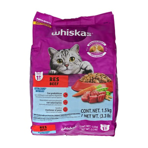 Whiskas Alimento Seco Gato Adulto Esterilizado Carne *1.5Kg