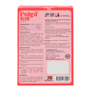 Pulga Kill Antiparasitario Externo Para Gatos *0.5Ml