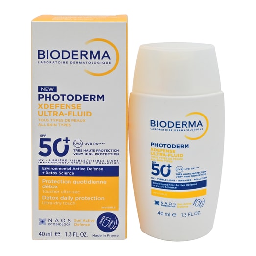 Bioderma Bloqueador Solar Photoderm Xdefense Ultra-Fluid Spf50+ Invisible *40 ml