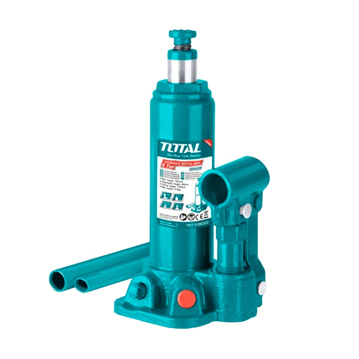 Total Gata Hidráulica Industrial 2 Ton tipo botella.