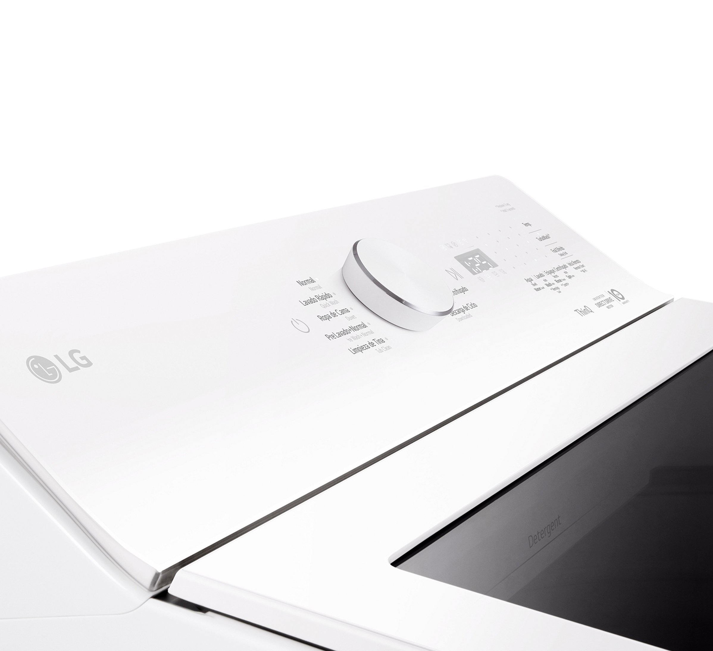 LG Lavadora de Carga Superior WT20EWTX6T Blanco 20kg con Turbo
