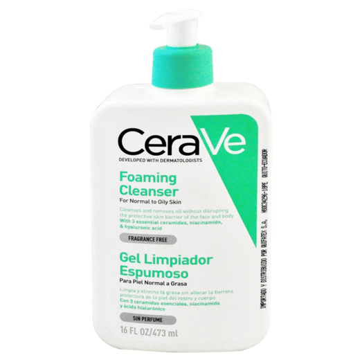 Cerave Gel Limpiador Espumoso Cara-Cuerpo 473 ml