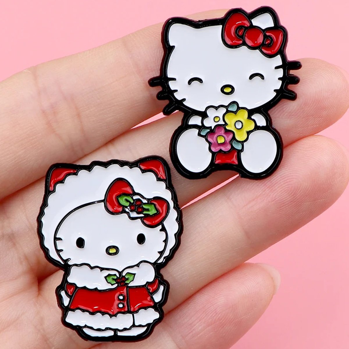 Hello Kitty Pines Metálicos Varios modelos