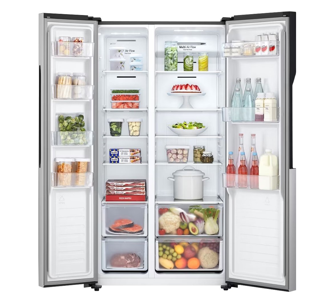 LG Refrigeradora │ 508 Lt │ Pantalla LED │ Sistema No Frost │ Side by Side