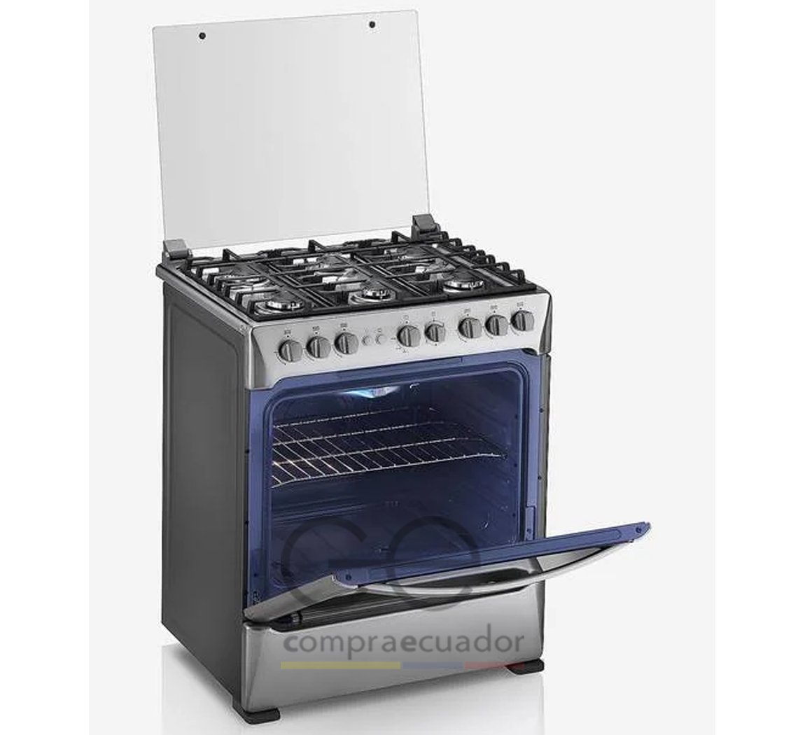 Indurama Cocina Galicia Zfo 6 Quemadores Acero Inoxidable