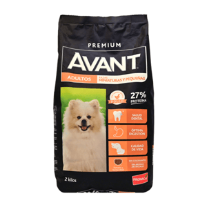 Avant Alimento Seco Perro Adulto Raza Miniaruras Y Pequeñas Pollo *2Kg
