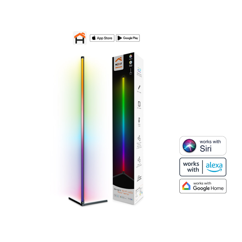 Product-Lámpara de piso LED inteligente Nexxt NHB-S710 WiFi 1.5 Metros