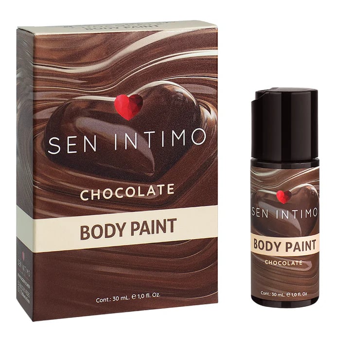 Pintura Corporal Comestible Sabor Chocolate - Body Paint