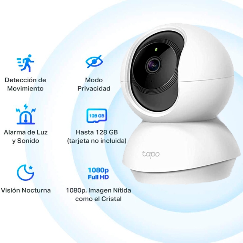 Tapo C200 Cámara Wi-Fi de seguridad para el hogar Pan / Tilt