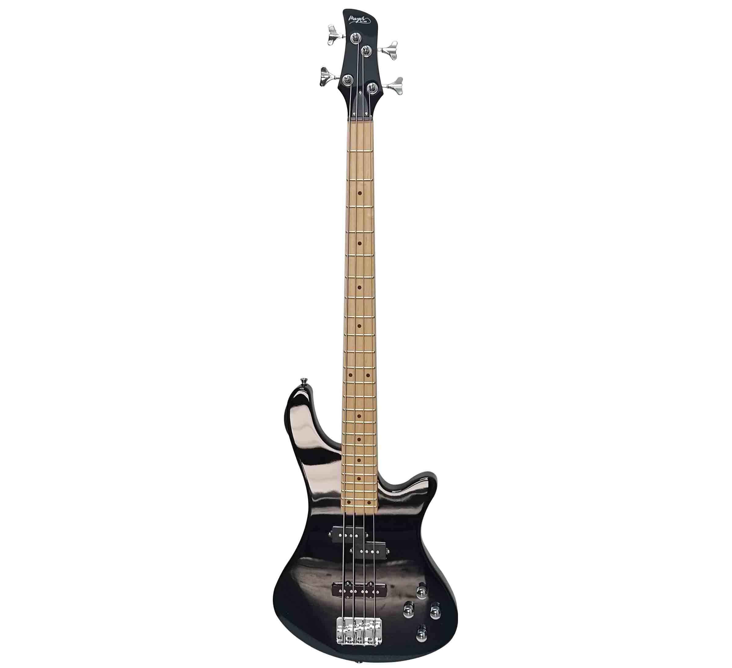 Mayer bajo electrico 4 cuerdas pack negro